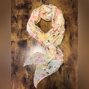 Calvin Klein Floral Scarf NWOT!!!!